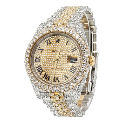 fake diamond watch amazon|faux diamond watch for men.